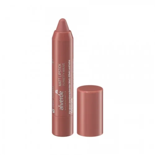 Alverde Matt Lipstick Pretty Mauve75 Alverde Matt Lipstick Pretty Mauve75