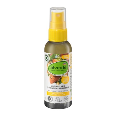 Alverde Nutri-Care 2-Phase Spray Treatment Organic Almond Organic Argan 75 Ml Alverde Nutri-Care 2-Phase Spray Treatment Organic Almond Organic Argan 75 Ml