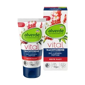  Alverde Vital Night Cream Organic Lupine Peptides 50 Ml
