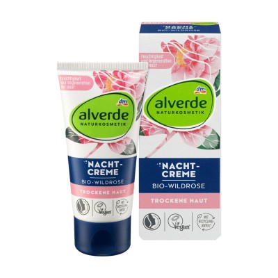 Alverde Night Cream Organic Wild Rose 50 ml Alverde Night Cream Organic Wild Rose 50 ml