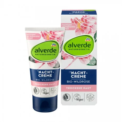 Alverde Night Cream Organic Wild Rose 50 ml