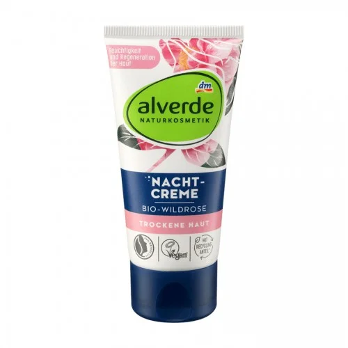 Alverde Night Cream Organic Wild Rose 50 ml