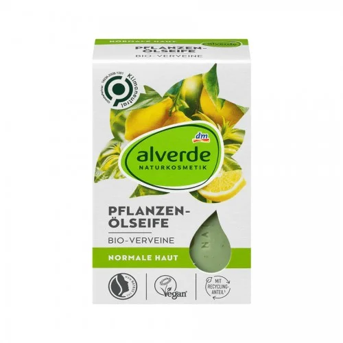 Alverde Vegetable Oil Soap Organic Verveine 100 g