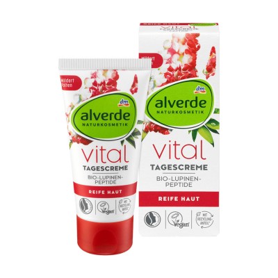 Alverde Vital Day Cream Organic Lupine Peptides 50 Ml Alverde Vital Day Cream Organic Lupine Peptides 50 Ml