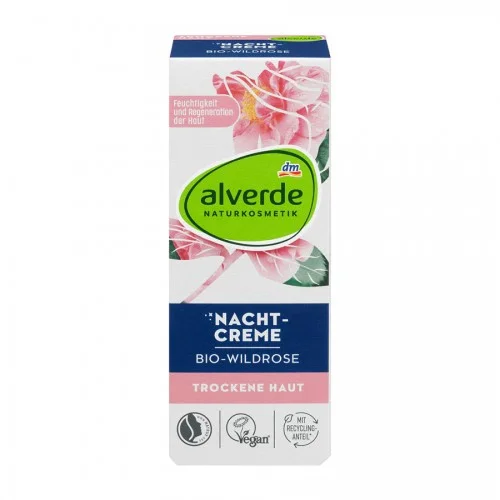 Alverde Night Cream Organic Wild Rose 50 ml