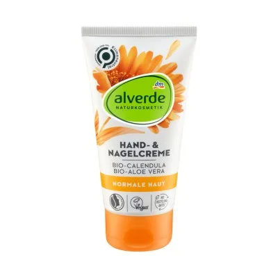 Alverde Hand Cream Organic Calendula Organic Aloe Vera 75Ml