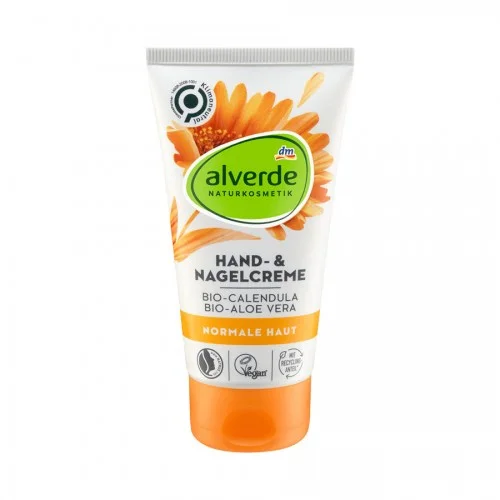 Alverde Hand Cream Organic Calendula Organic Aloe Vera 75Ml Alverde Hand Cream Organic Calendula Organic Aloe Vera 75Ml