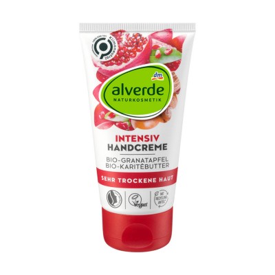 Alverde Intensive Hand Cream Organic Pomegranate Organic Shea Butter75 Ml Alverde Intensive Hand Cream Organic Pomegranate Organic Shea Butter75 Ml