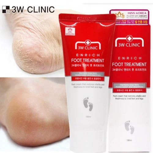 3W Clinic Enrich Foot Treatment 100Ml 3W Clinic Enrich Foot Treatment 100Ml