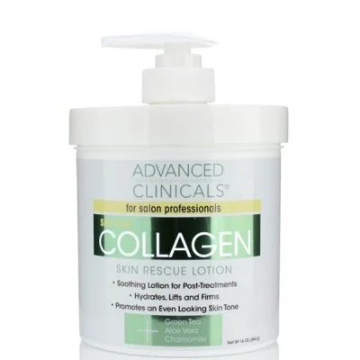 Advanced Clinicals Collagen Skin Rescue Lotion 450Ml
