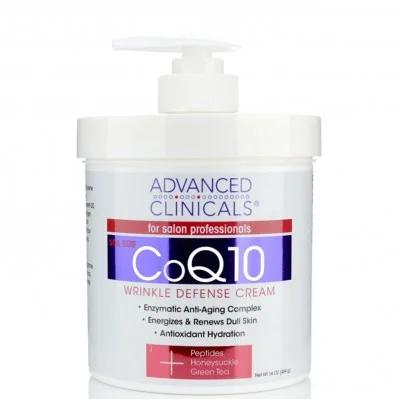 Advanced Clinicals Coq10 Wrinkle Defense Cream 450Ml