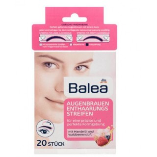 Balea Depilation Strips Eyebrows 10 Pc