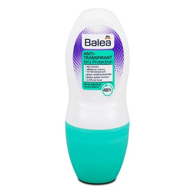 Balea 5In1 Protection Antiperspirant Roll-On Deodorant 50 ml Balea 5In1 Protection Antiperspirant Roll-On Deodorant 50 ml