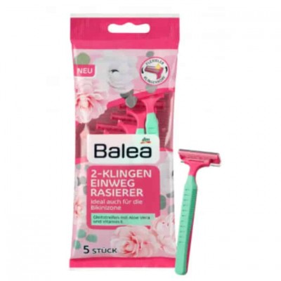 Balea Disposable Razor 2 Blades 5 Pcs Balea Disposable Razor 2 Blades 5 Pcs
