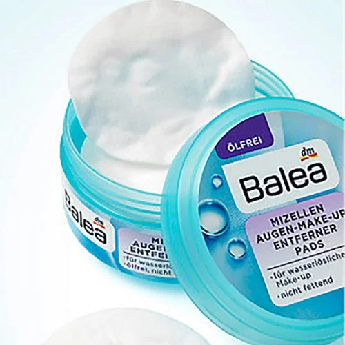 Balea Micellar Eye Makeup Remover Pads 50 pc Balea Micellar Eye Makeup Remover Pads 50 pc