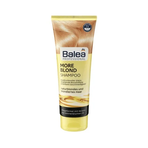 Balea More Blond Shampoo 250 ml Balea More Blond Shampoo 250 ml