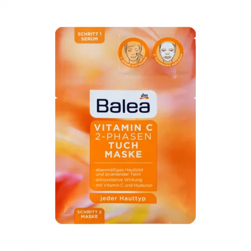 Balea Vitamin C 2-Phase Sheet Mask 1 pc Balea Vitamin C 2-Phase Sheet Mask 1 pc