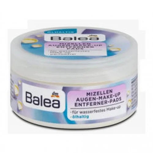 Balea Micellar Eye Makeup Remover Pads 50 pc Balea Micellar Eye Makeup Remover Pads 50 pc