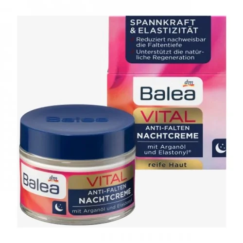 Balea Nachtcreme Vital Anti-Falten 50Ml Balea Nachtcreme Vital Anti-Falten 50Ml