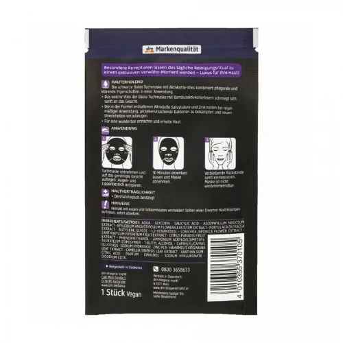 Balea Cloth Mask With Activated Carbon Fleece Balea Cloth Mask With Activated Carbon Fleece