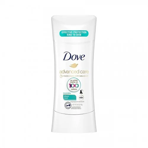 Dove Antiperspirant Deodorant Advanced Care Sheer Cool 74G Dove Antiperspirant Deodorant Advanced Care Sheer Cool 74G