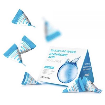 Farmstay Baking Powder Hyaluronic Acid Pore Scrub 7G*25 Farmstay Baking Powder Hyaluronic Acid Pore Scrub 7G*25