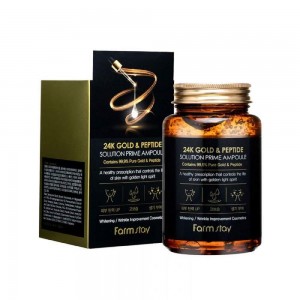Farm Stay 24K Gold & Peptide Solution Prime Ampoule 250Ml Farm Stay 24K Gold & Peptide Solution Prime Ampoule 250Ml