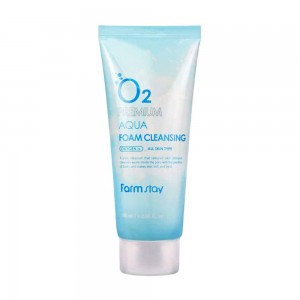 Farm Stay O2 Premium Aqua Foam Cleansing 100Ml Farm Stay O2 Premium Aqua Foam Cleansing 100Ml