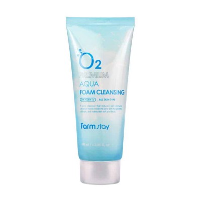 Farm Stay O2 Premium Aqua Foam Cleansing 100Ml Farm Stay O2 Premium Aqua Foam Cleansing 100Ml