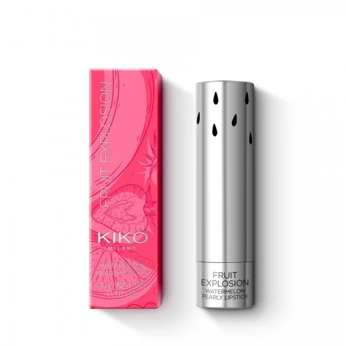 Kiko Fruit Explosion Watermelon Pearly Lipstick 03 Kiko Fruit Explosion Watermelon Pearly Lipstick 03