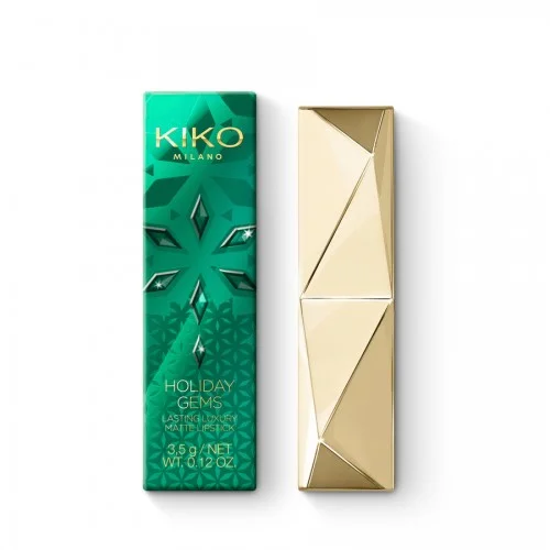 Kiko Holiday Gems Lasting Luxury Matte Lipstick 07 Kiko Holiday Gems Lasting Luxury Matte Lipstick 07