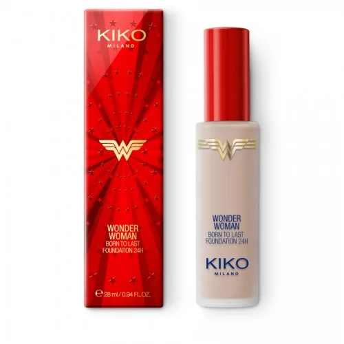 Kiko Wonder Woman Born To Last Foundation 01 Kiko Wonder Woman Born To Last Foundation 01