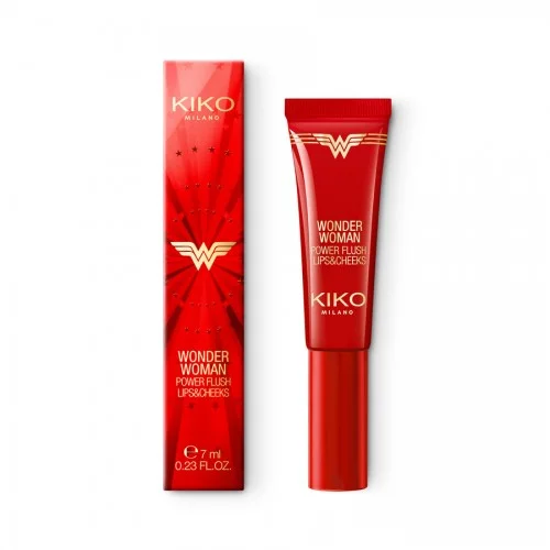Kiko Wonder Woman Power Flush Lips & Cheeks 03 Kiko Wonder Woman Power Flush Lips & Cheeks 03