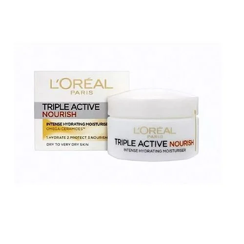 LOreal Triple Active Nourish Moisturiser 50Ml LOreal Triple Active Nourish Moisturiser 50Ml