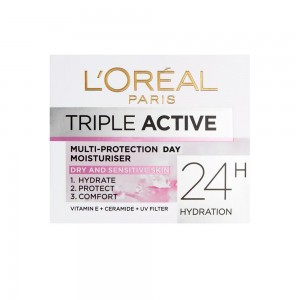 L'Oreal Triple Active Multi-Protection Day Moisturiser 50Ml L'Oreal Triple Active Multi-Protection Day Moisturiser 50Ml