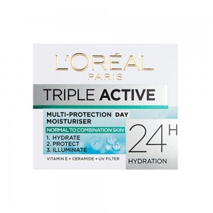 L'Oreal Triple Active Multi-Protection Day Moisturiser 50Ml L'Oreal Triple Active Multi-Protection Day Moisturiser 50Ml