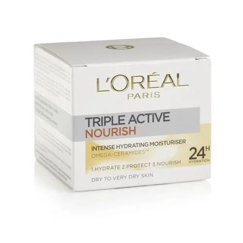 LOreal Triple Active Nourish Moisturiser 50Ml LOreal Triple Active Nourish Moisturiser 50Ml