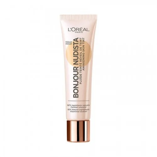 L'Oreal Paris Bonjour Nudista Skin Tint Medium Cream L'Oreal Paris Bonjour Nudista Skin Tint Medium Cream