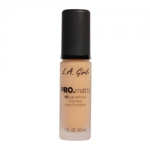 L.A.Girl Pro Mattte Hight Definition Long Wear Matte Foundation Natural Glm 674 30Ml