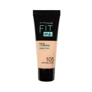 Maybelline Fit Me Matte & Poreless Foundation 105 Natural Ivory