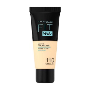 Maybelline Fit Me Matte & Poreless Foundation 110 Porcelain Maybelline Fit Me Matte & Poreless Foundation 110 Porcelain