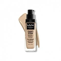 Nyx Can'T Stop Won'T Stop Full Coverage Foundation 6.5 Nude 30 Ml