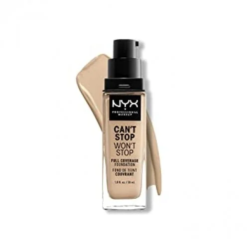 Nyx CanT Stop WonT Stop Full Coverage Foundation 6.5 Nude 30 Ml Nyx CanT Stop WonT Stop Full Coverage Foundation 6.5 Nude 30 Ml