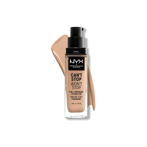 Nyx Can'T Stop Won'T Stop Full Coverage Foundation 30Ml Natural Nyx Can'T Stop Won'T Stop Full Coverage Foundation 30Ml Natural