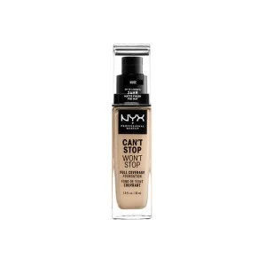 Nyx Can'T Stop Won'T Stop Full Coverage Foundation 30Ml Nude