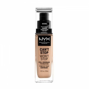 Nyx Can'T Stop Won'T Stop Full Coverage Foundation 30Mlprocelain Nyx Can'T Stop Won'T Stop Full Coverage Foundation 30Mlprocelain
