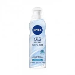 Nivea Silk Mousse Foaming Body Wash - Crème Soft  192Ml