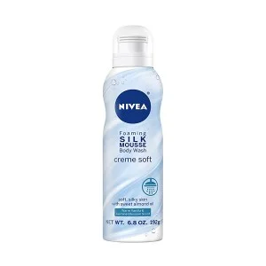 Nivea Silk Mousse Foaming Body Wash - Crème Soft  192Ml