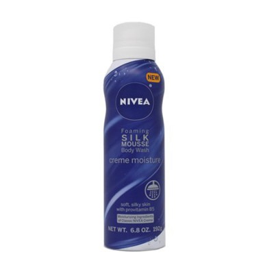 Nivea Silk Mousse Foaming Body Wash - Crème Moisture 192Ml Nivea Silk Mousse Foaming Body Wash - Crème Moisture 192Ml