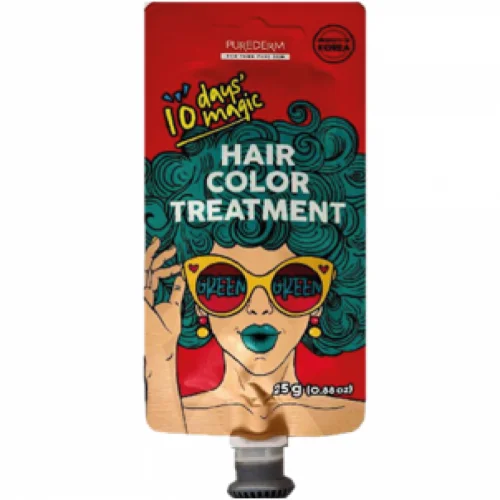 Purederm 10 Days Magic Hair Color Treatment - Green 25G Purederm 10 Days Magic Hair Color Treatment - Green 25G